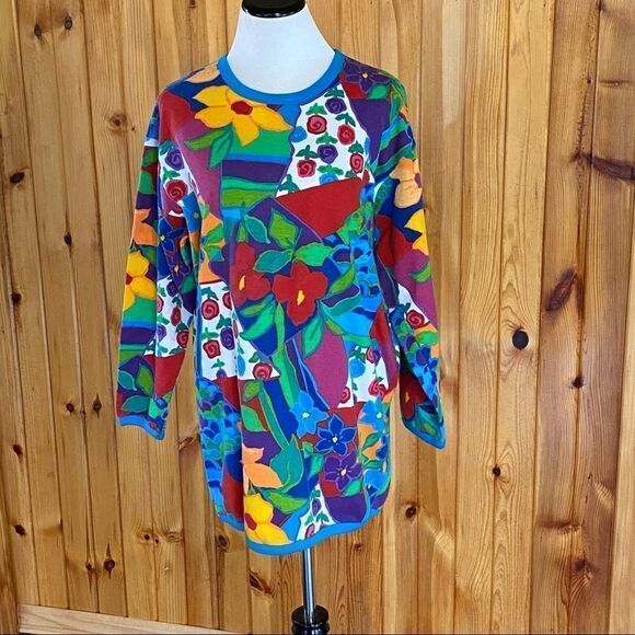 YS Sport by YoungStuff Vintage Floral Sweatshirt - Picture 1 of 8